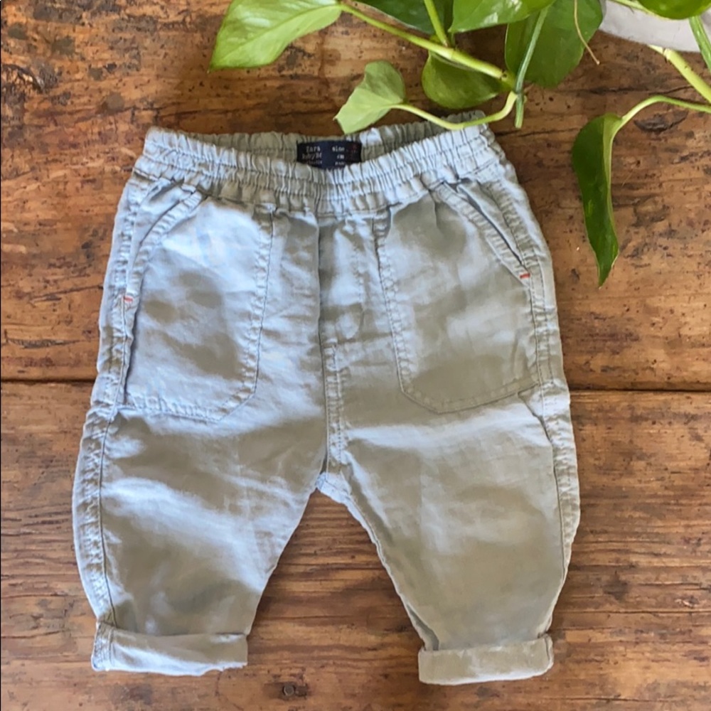 Light Blue Linen Pants
